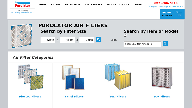 Purolator Air Filters