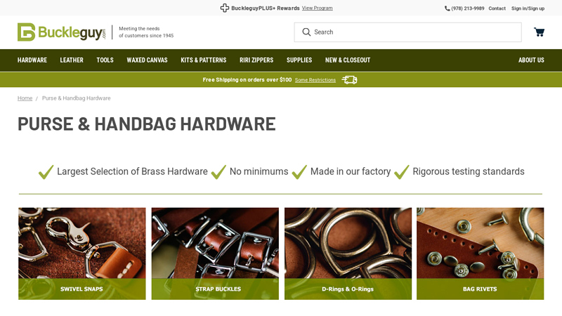 Purse & Handbag Hardware