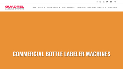 Commercial Bottle Labeler Machines