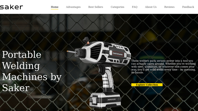 Saker. Portbale Welding Machines