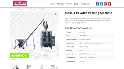 Masala Packing Machine Manufacturers