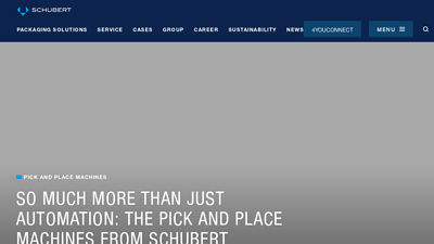 Packaging machines from Crailsheim | Schubert Group