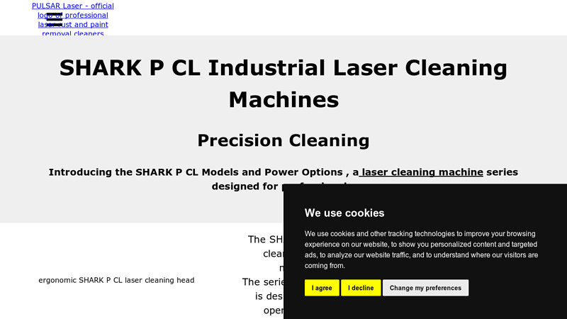 SHARK P CL Industrial Laser Cleaning Machines (100