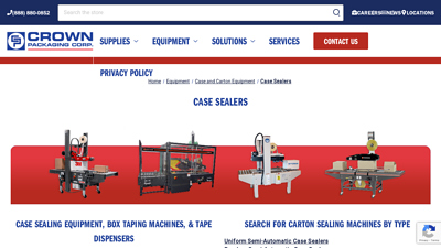 Case Sealers | 3M, Little David, IPG, & More - Crown Packaging Corp.