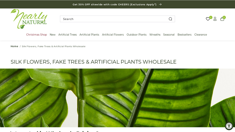 Silk Flowers, Fake Trees & Artificial Plant Wholesale