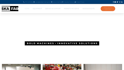 Ska Fabricating: Depalletizers And Conveyance Systems