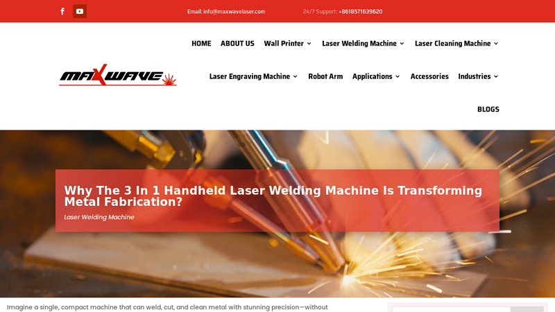 Smart & Efficient 3 in 1 Handheld Laser Welding Machine