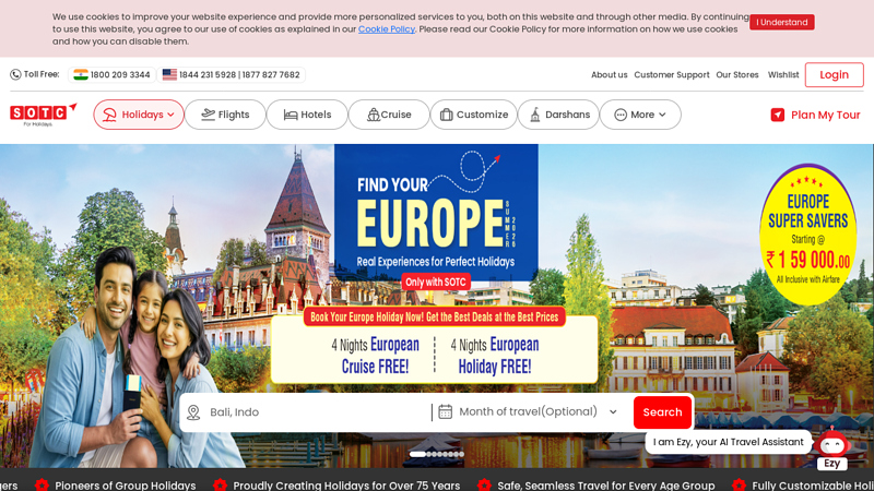 SOTC - Best Tours and Travel Agency in India