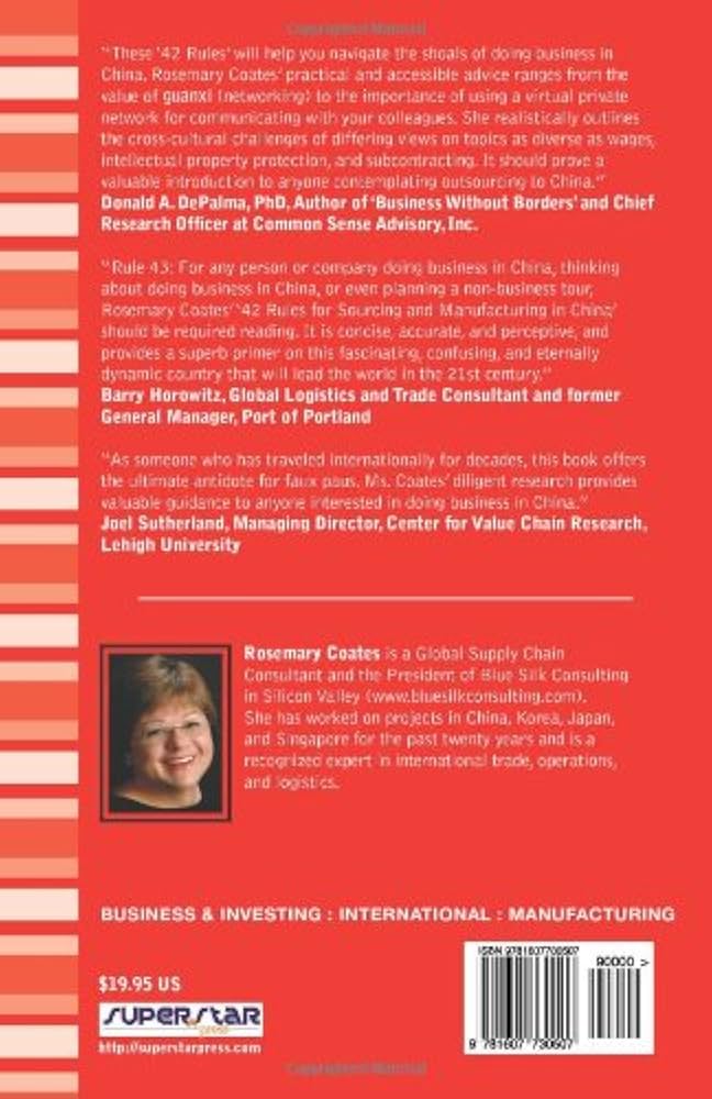 42 rules for sourcing and manufacturing in china