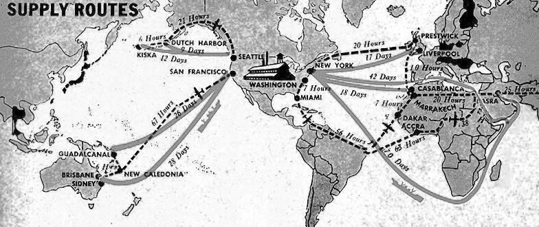 allied supply route to china during wwii