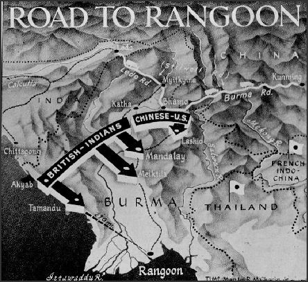allied supply route to china during wwii
