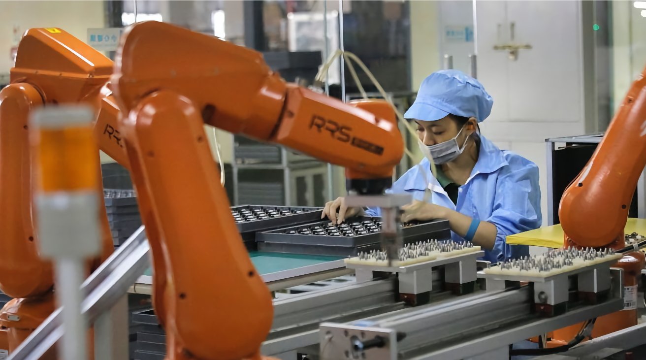 apple computer factory china