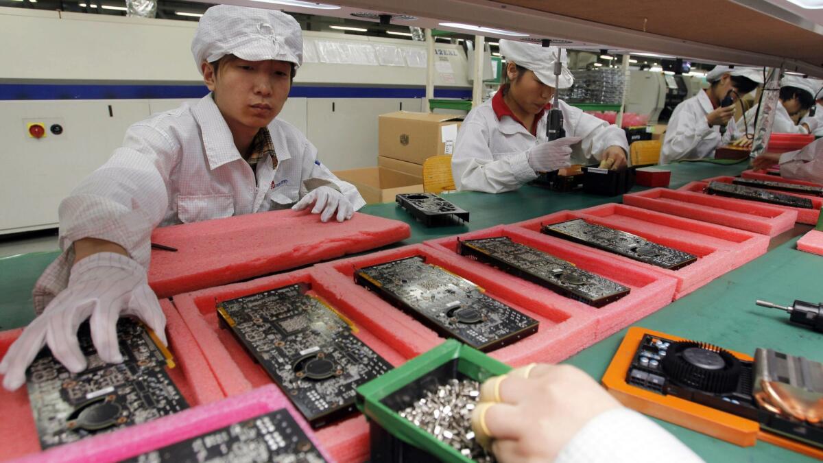 apple manufacturing company in china