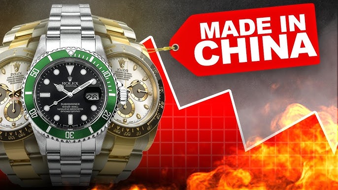 are rolex watches manufactured in china