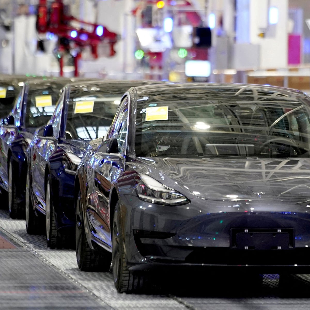 are tesla cars manufactured in china