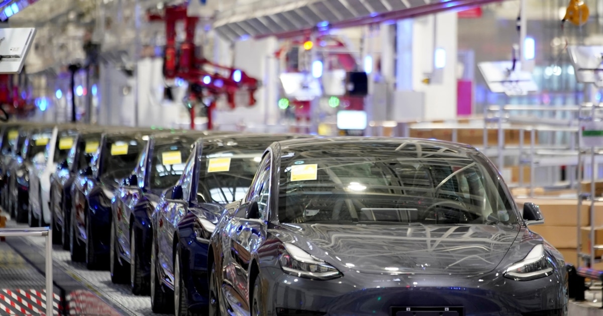 are tesla cars manufactured in china