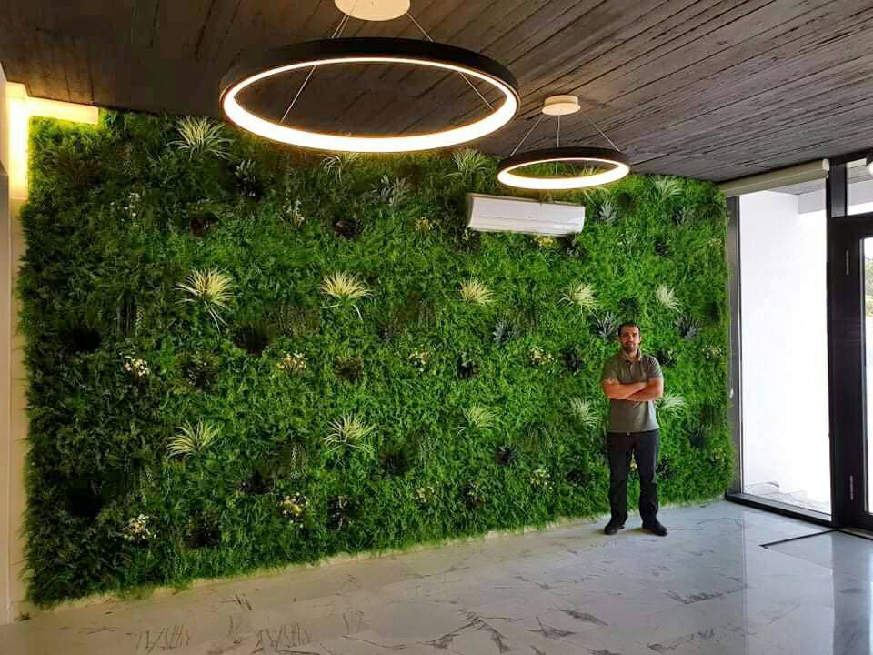 artificial green wall supplier china