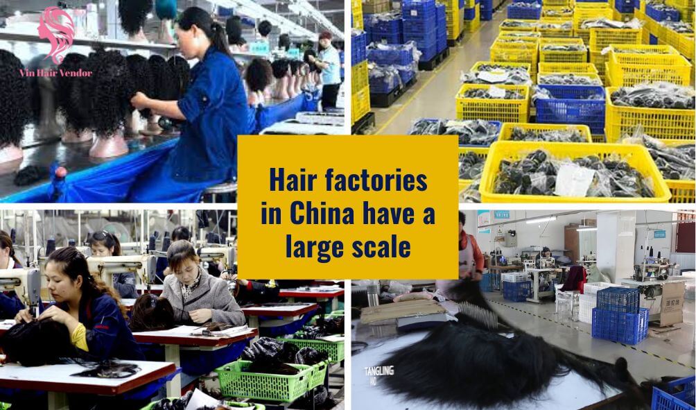 biggest hair factory in china