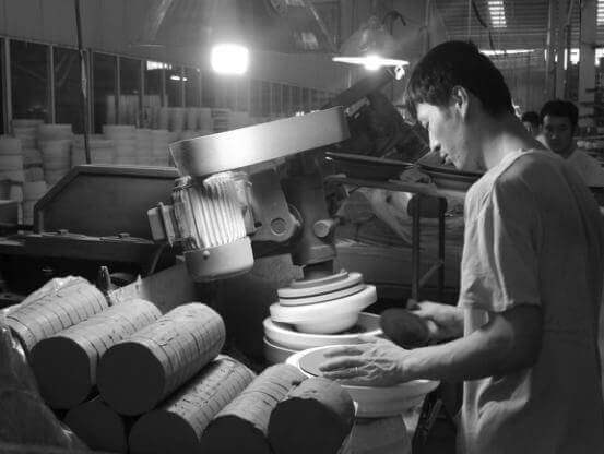 bone china manufacturing process