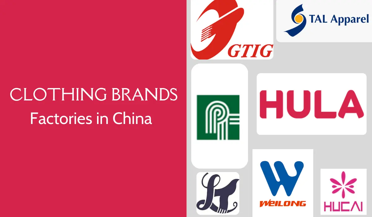 brands that manufacture in china