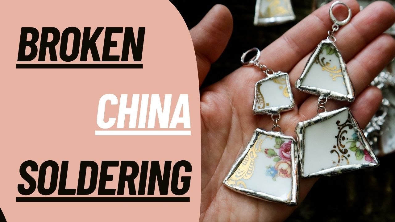 broken china jewelry supplies