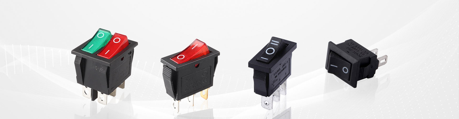 china 2 pole rocker switch factory