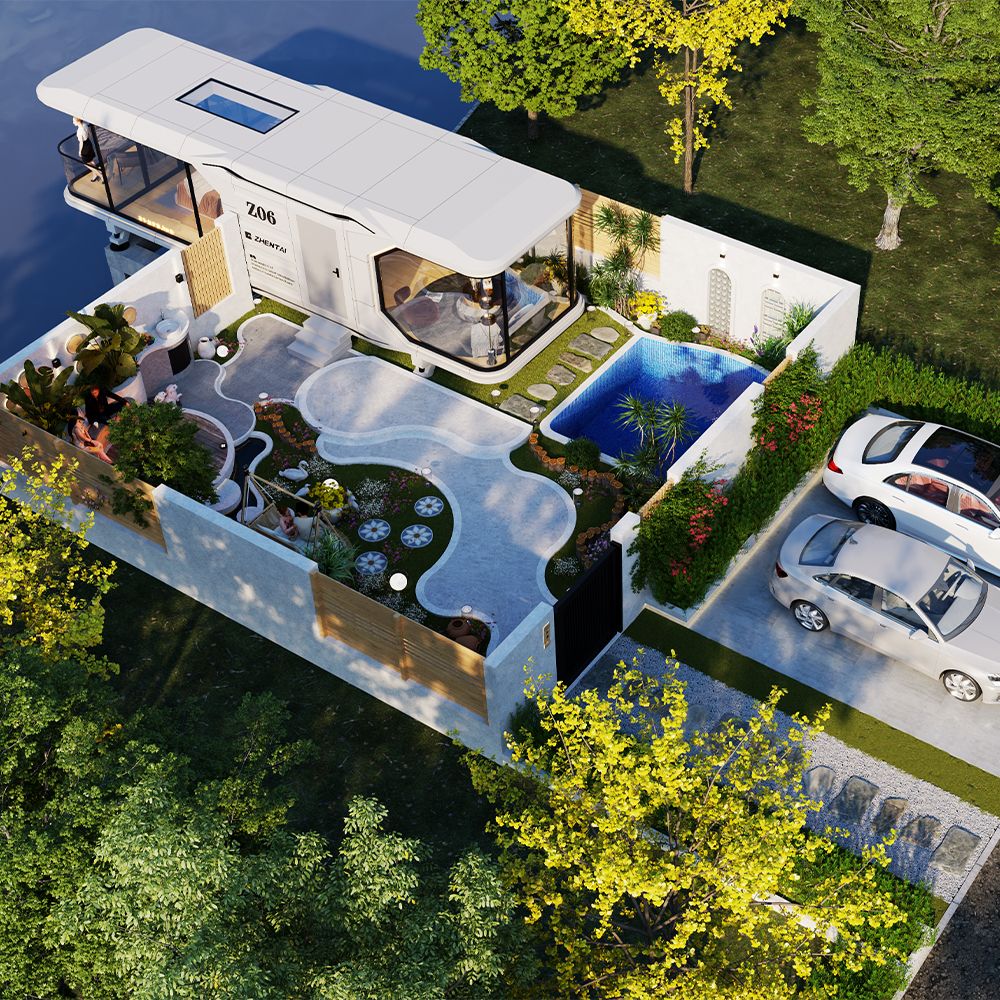 china 2 story manufactured homes customized