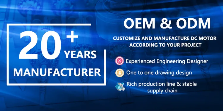 china 250w dc motor manufacturers