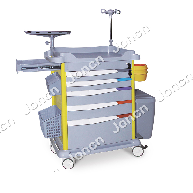 china 4-wheeled hospital trolley manufacture