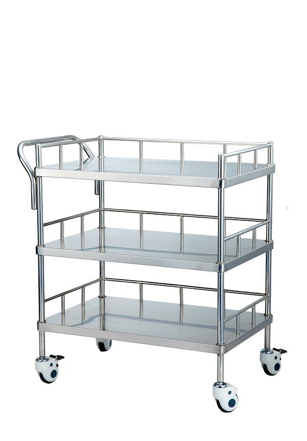china 4-wheeled hospital trolley manufacture