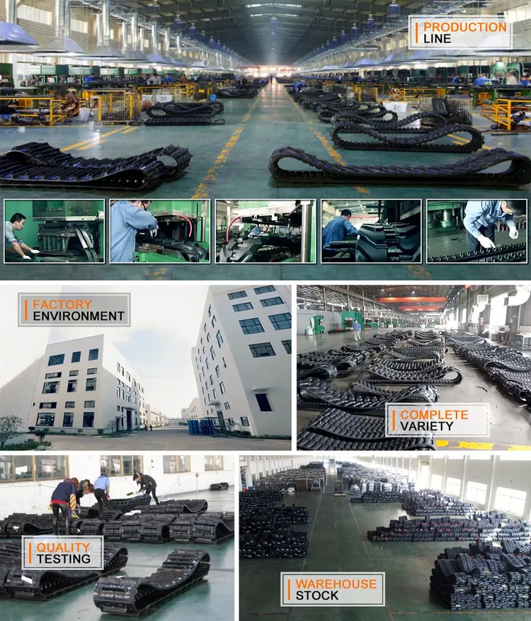 china agricultural rubber tracks factory