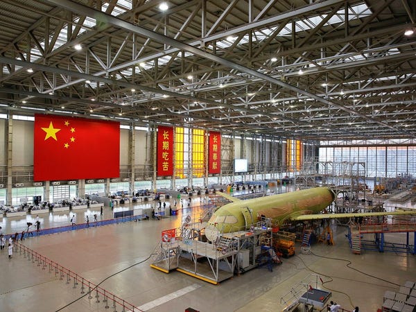 china aircraft manufacturing industry