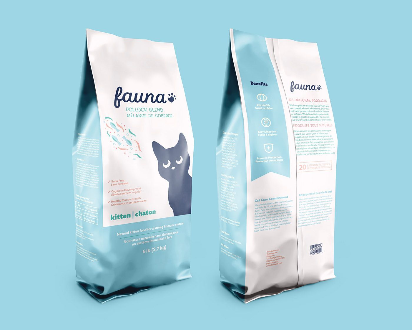 china aluminium cat food blue bag manufacture