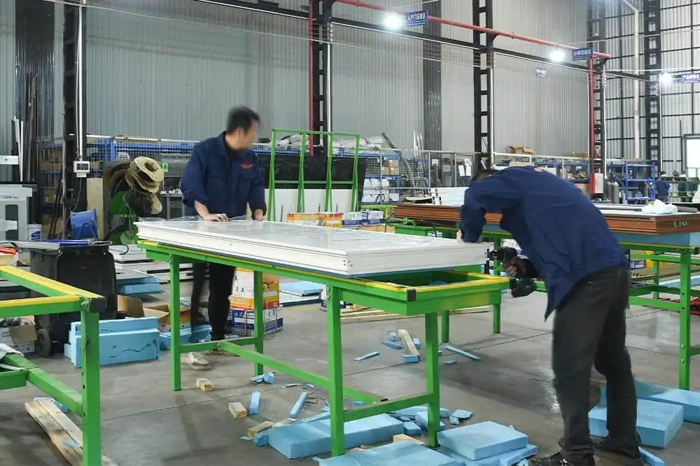 china aluminium doors factory