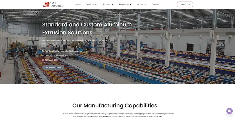 china aluminum extrusion manufacturers