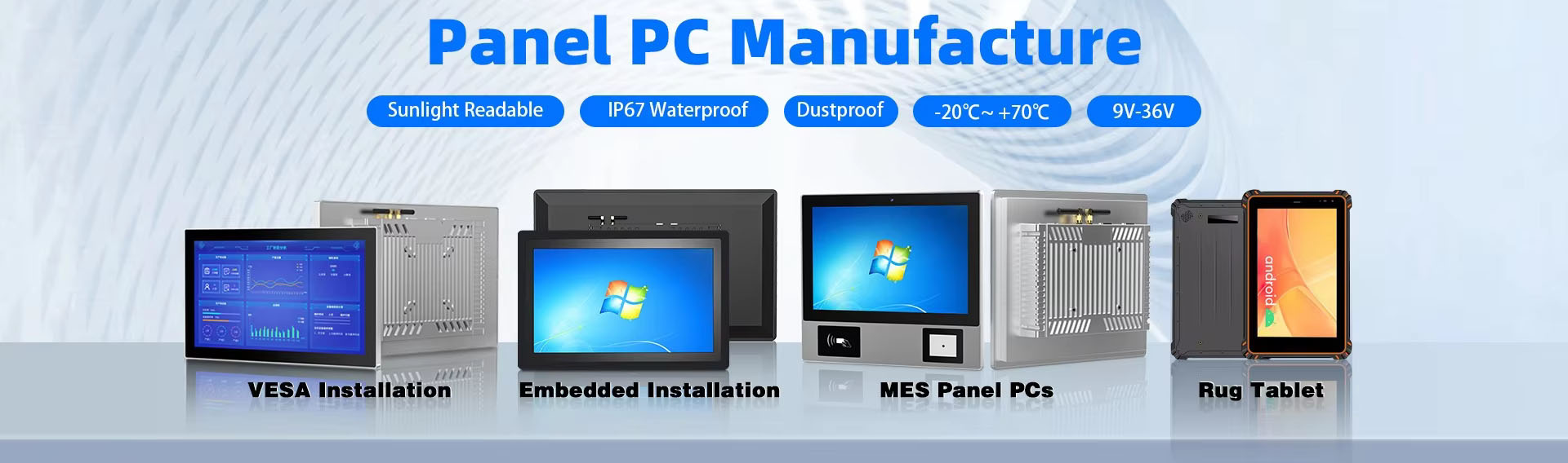 china android panel pc factory