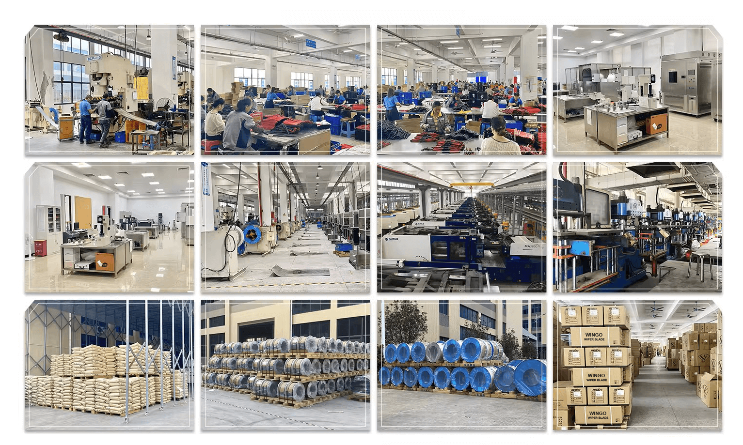 china auto parts wiper blades factory