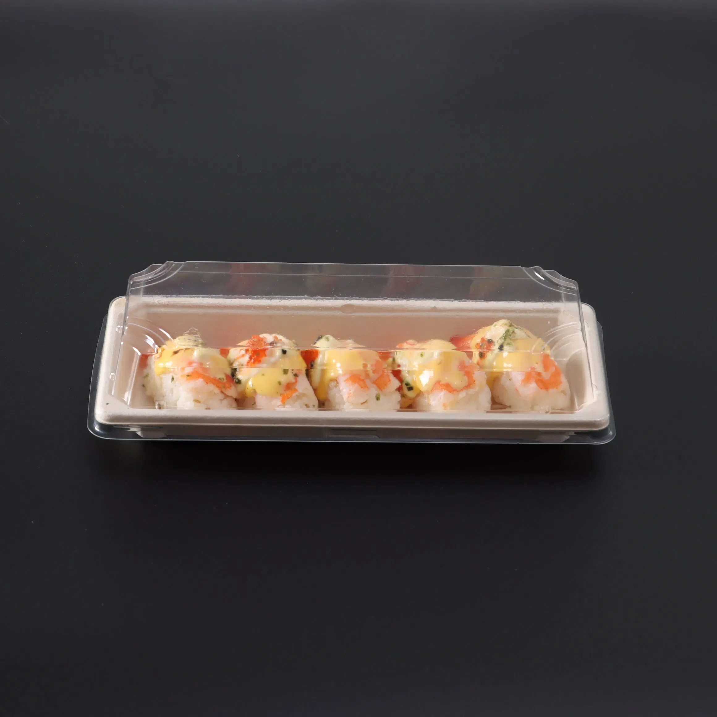 china bagasse pulp sushi box manufacture