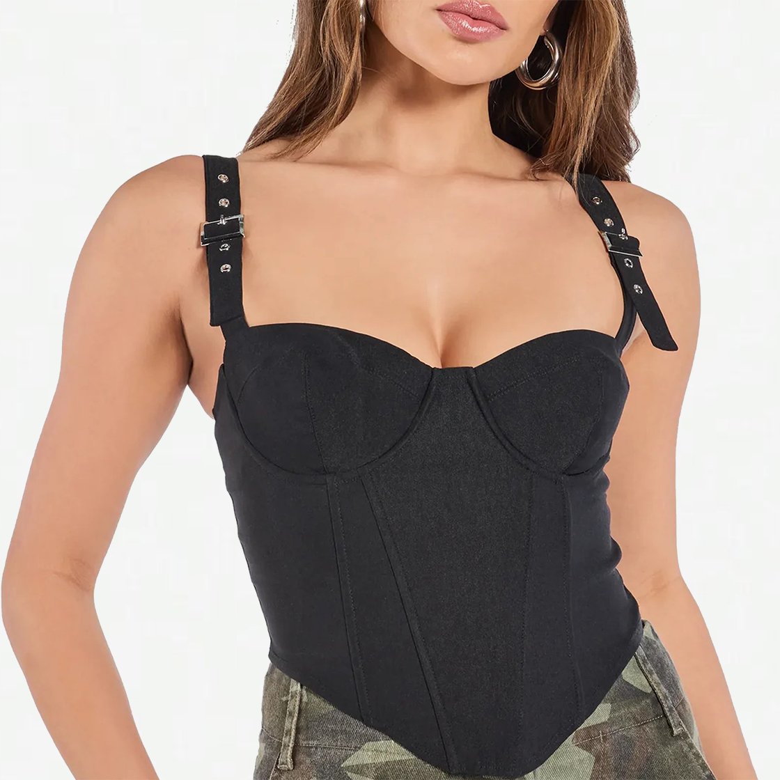 china black push up corset top manufacturers