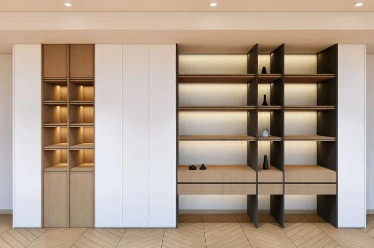 china bookcase with storage cabinet factory