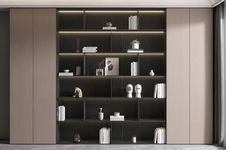 china bookcase with storage cabinet factory