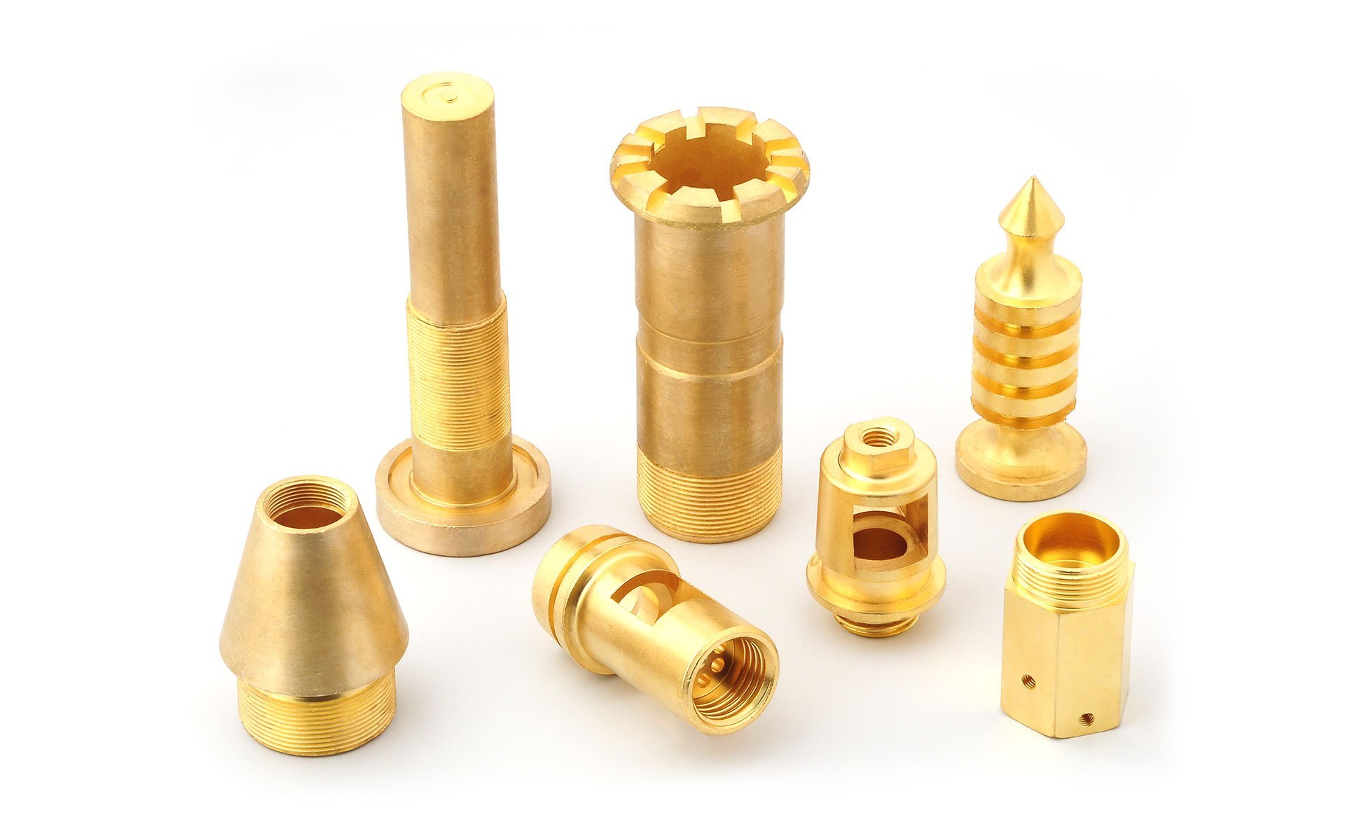china brass machining parts factory