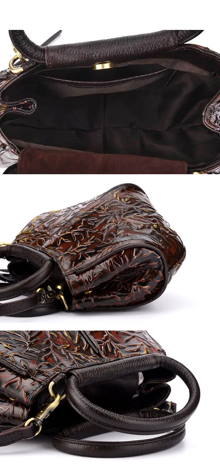 china brown leather retro bag manufacturer