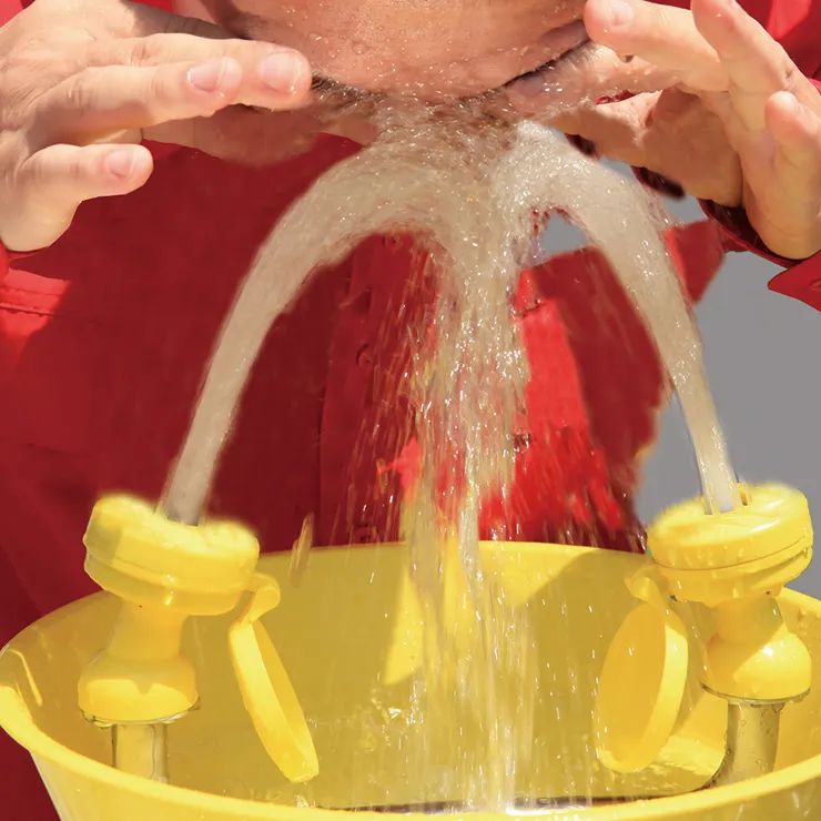 china cable heated eye wash factory