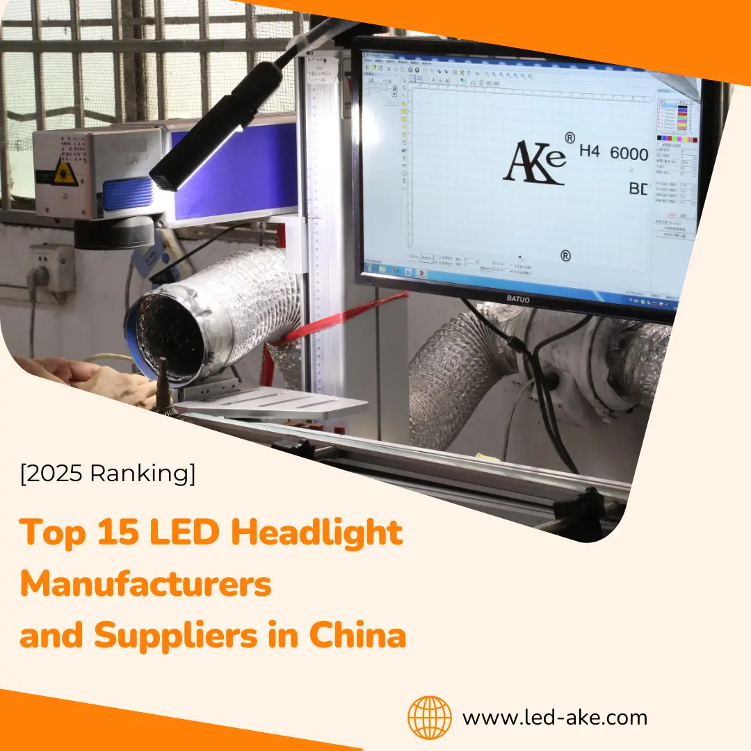 china car led headlight factory
