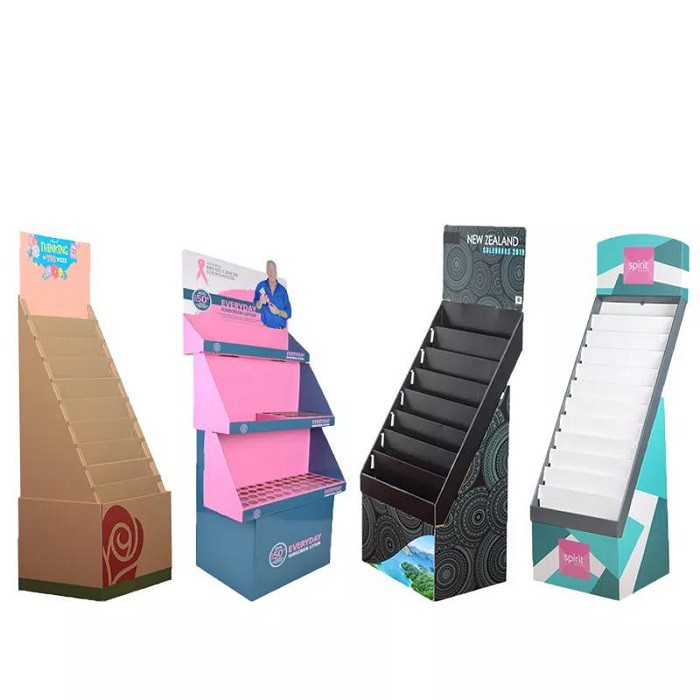 china cardboard stair step displays manufacturers
