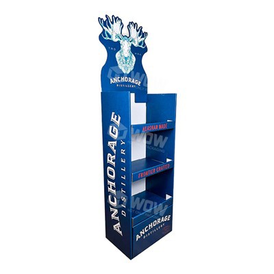 china cardboard stair step displays manufacturers