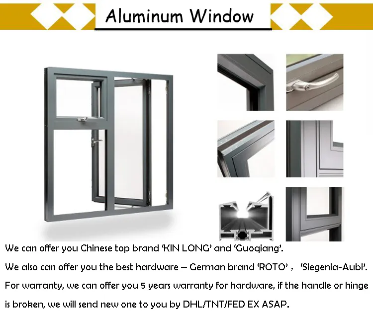 china casement glass window factory