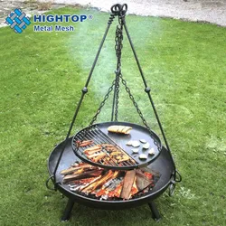 china charcoal bbq adjustable grill height factory
