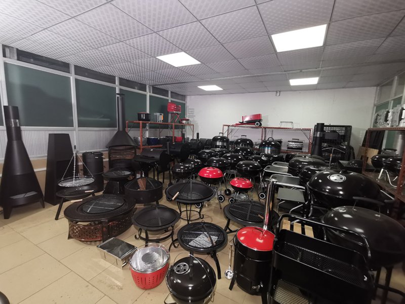 china charcoal grill with offset smoker factory
